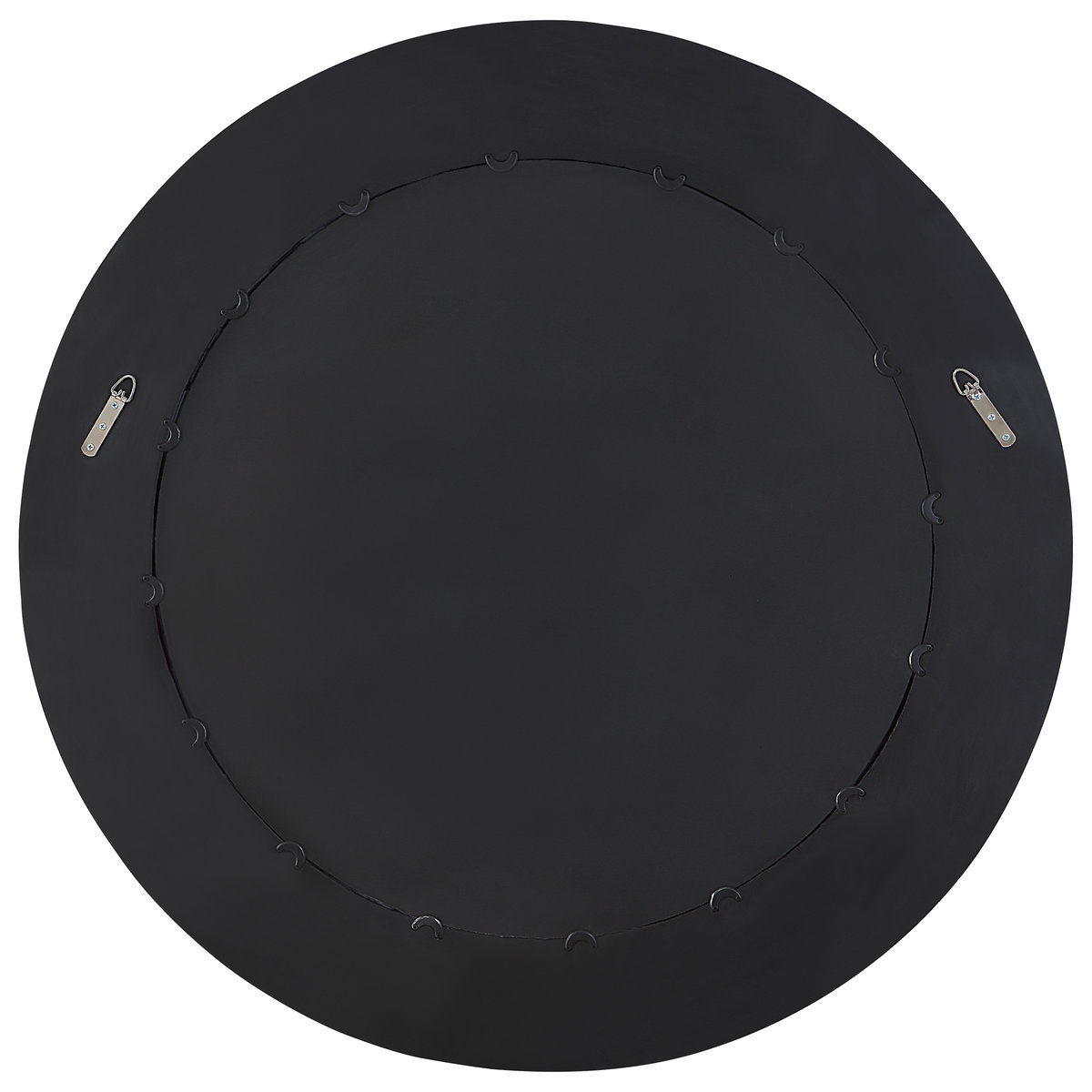 Caribou Dark Espresso Round Mirror, by Uttermost, 41.37" width x 41.37" height x 1.62" depth View 7