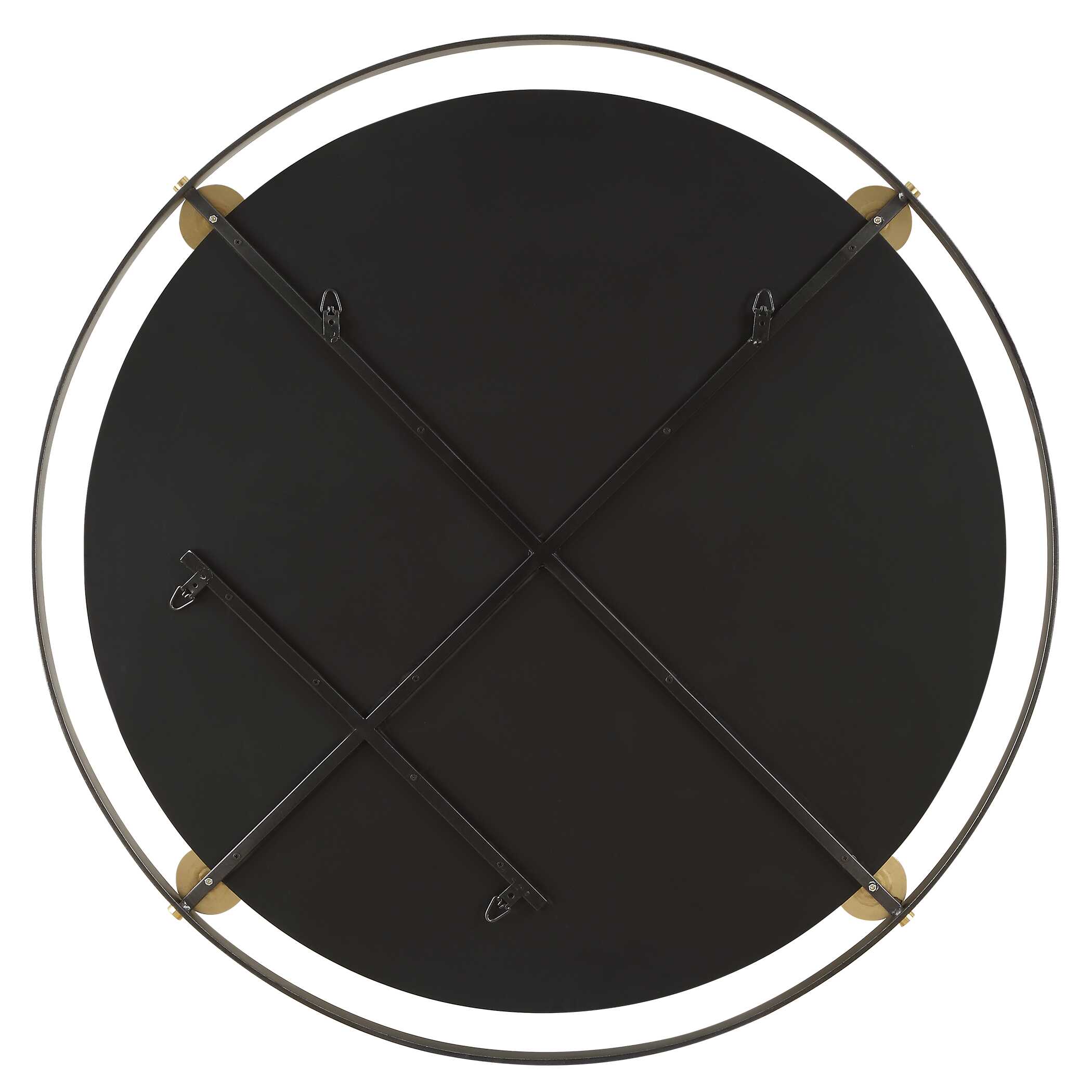 Radius Round Bronze Iron Mirror Radius Round Bronze Iron Mirror large image