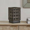 Lattice Indoor-Outdoor Lantern Candleholder, Candles & Candle Holder by Uttermost, 7" width x 12" height x 7" depth thumbnail 2