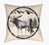 Lodge Cabin Accent Pillow, Decorative Pillow by Surya, 16" length x 16" width thumbnail