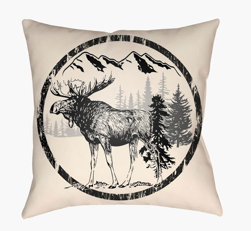 Lodge Cabin Accent Pillow