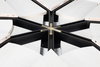 Tower Jupe Dining Table Med Working Wht, by Sarreid, 4'7" length x 4'7" width x 2'6" height thumbnail 7