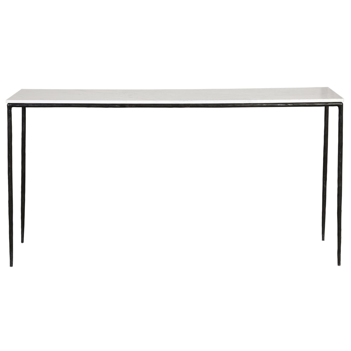 Perugia Console Table Black, by Dovetail, 59" width x 30" height x 16" depth View 2