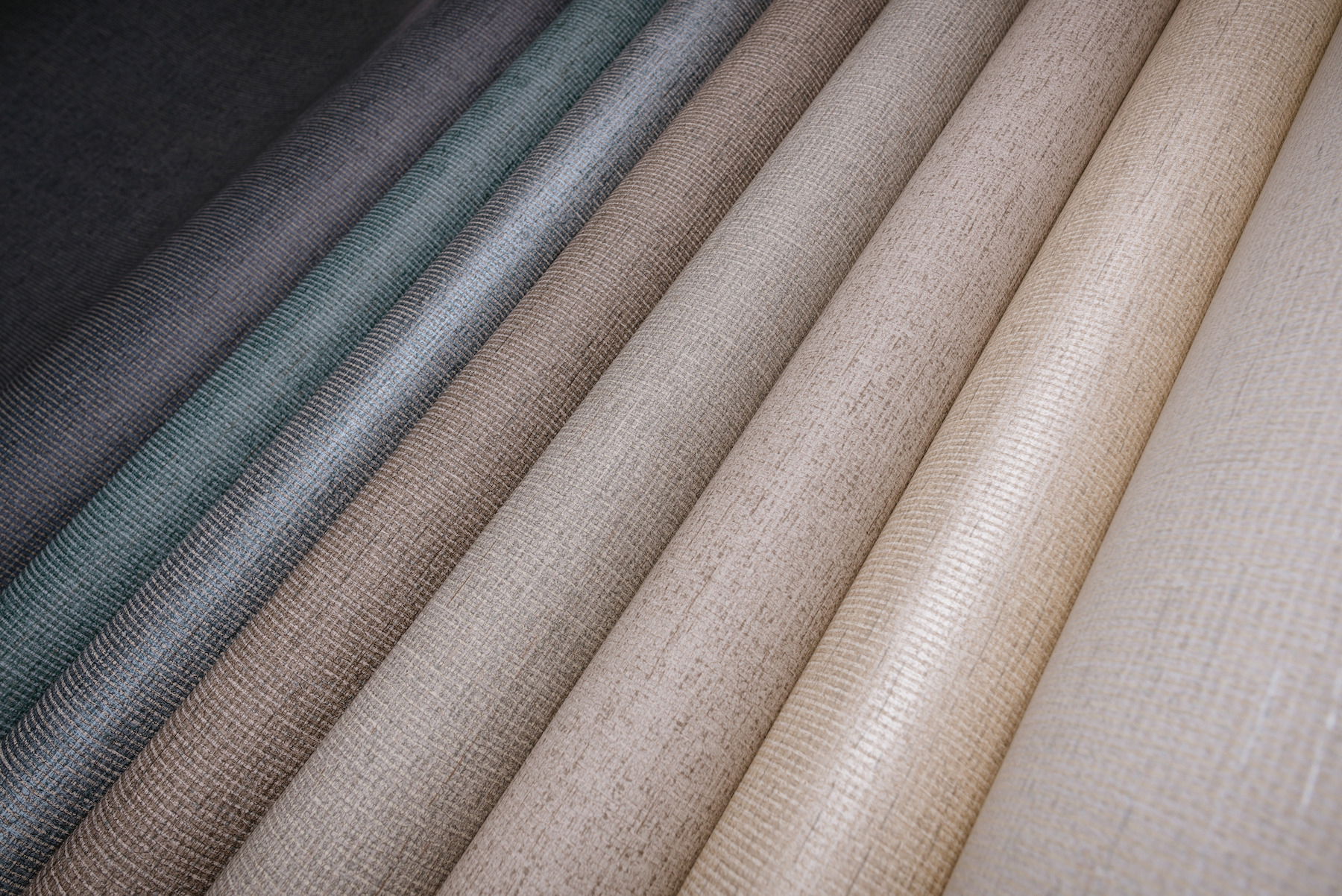 Dark Grey Crumble Weave Wallpaper large image 