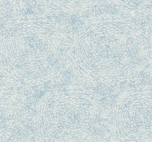 Floret Blue Wallpaper