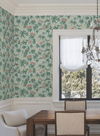 Peacock Estate Blue Wallpaper thumbnail 1