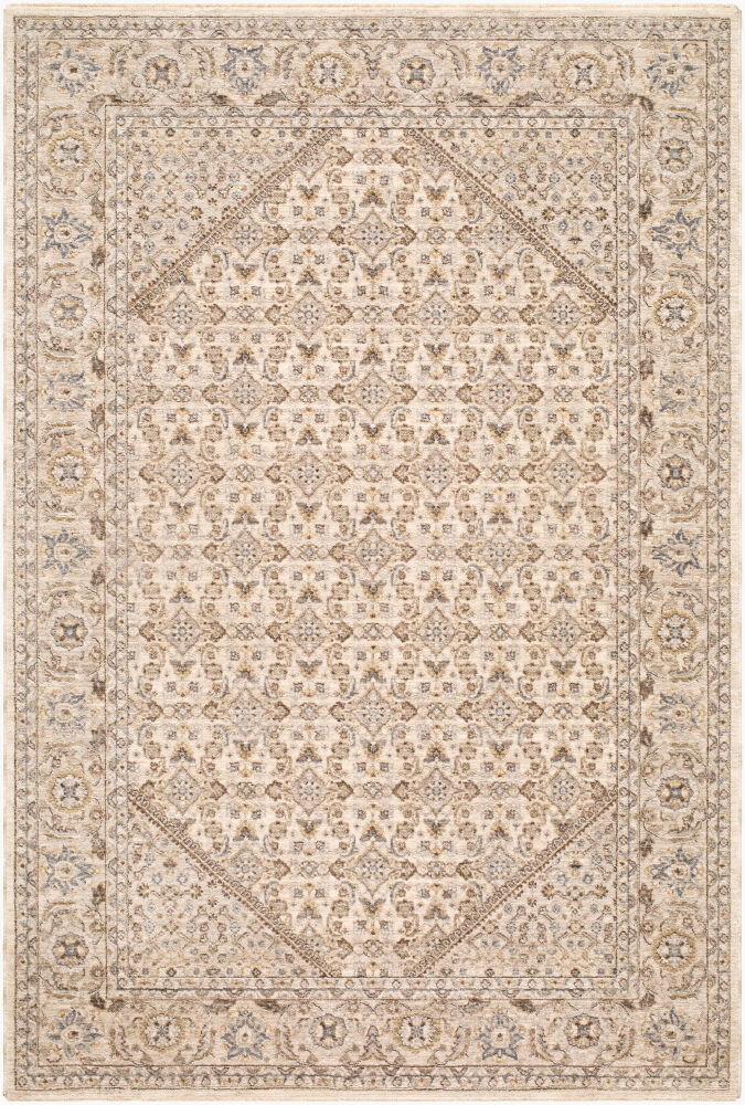 Arda Machine Woven Rug, by Surya, 7'4.58" length x 4'11.84" width