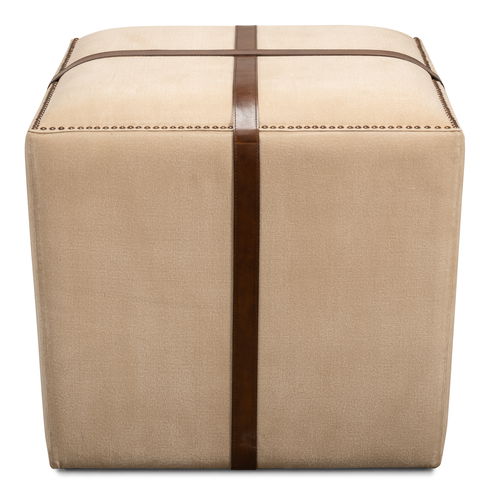 Strap Canvas & Leather Stool