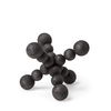 Carollan I (Small) 7L x 7W Black Geometric Wood Ball Jack thumbnail 0