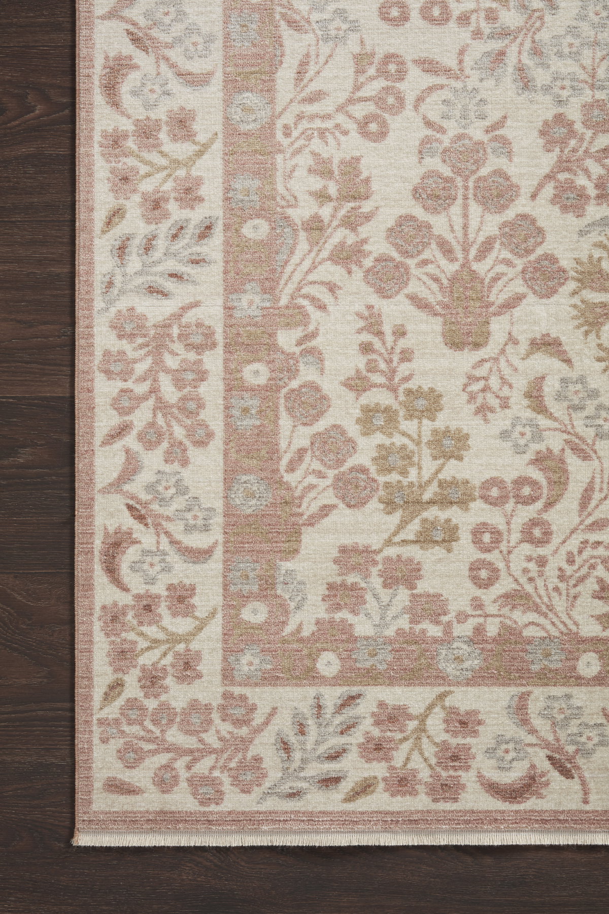 Rifle Paper Co. x Loloi Holland Rug, 1'6" length x 1'6" width View 2