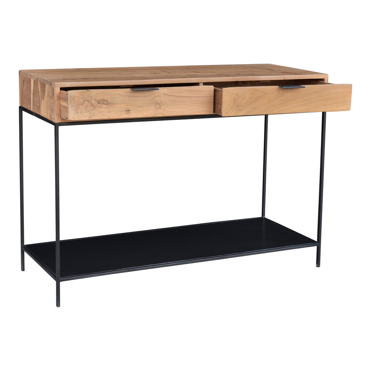 Joliet Console Table Natural, by Moe's Home, 48" width x 31" height x 14" depth View 3