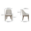 Edward Dining Chair Heather Beige thumbnail 6