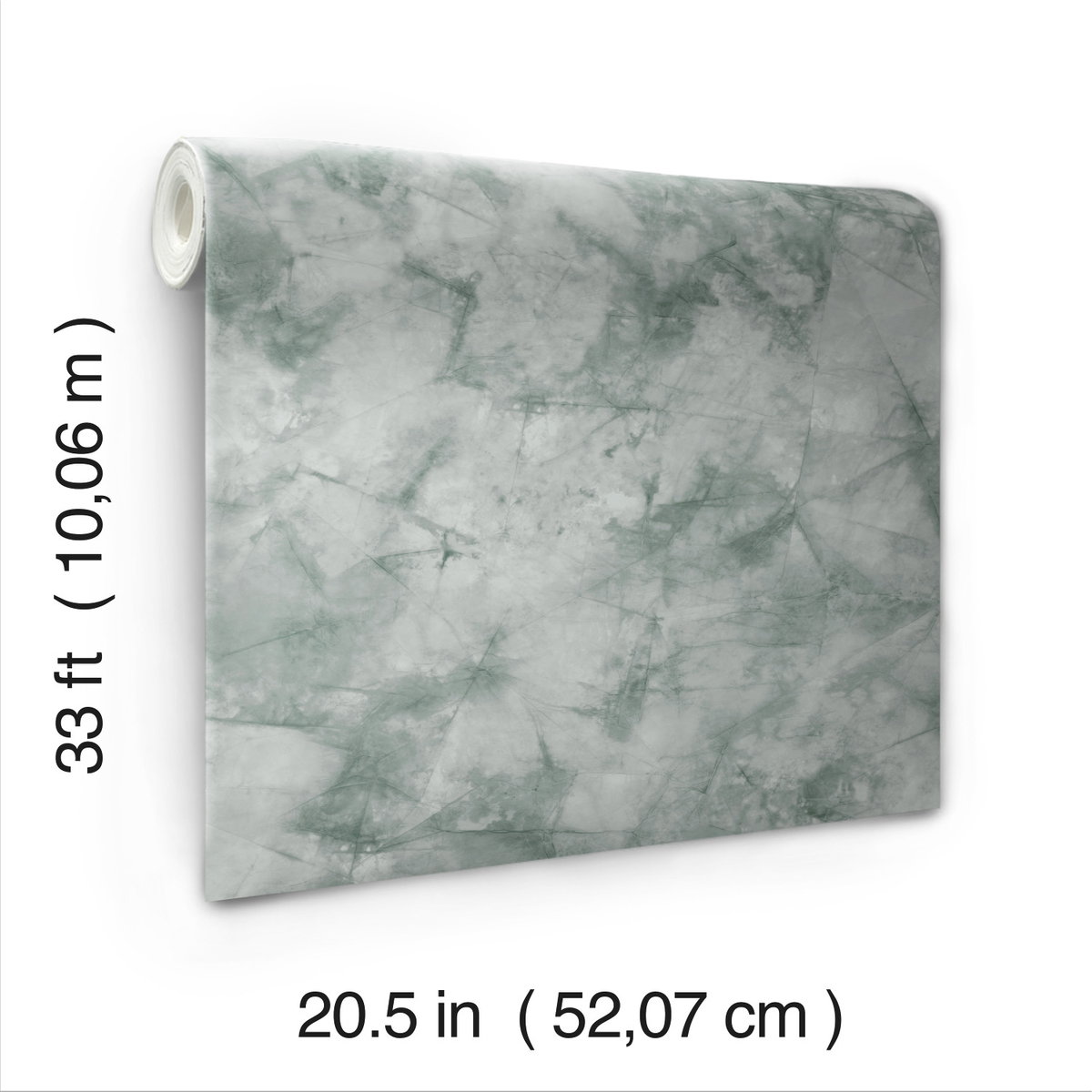 Pressed Petioles Green Wallpaper, by York Wall, 33' length x 1'8.5" width x 0.02" depth View 2