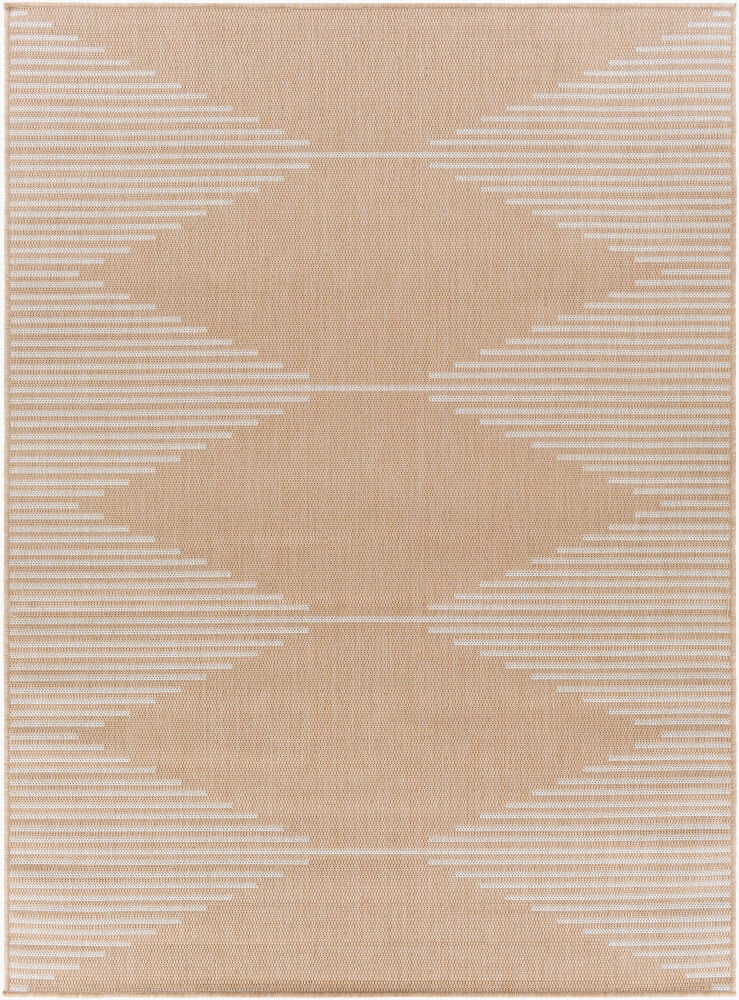 Malibu Machine Woven Rug, by Surya, 1'3.75" length x 1'3.75" width
