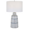 Breton Nautical Stripe Table Lamp, by Uttermost, 1'5" width x 2'4.5" height x 1'5" depth thumbnail 1