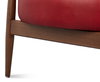 Pindar Armchair  Leather  New Rouge Red, by Sarreid, 2'7" length x 2'6" width x 2'6" height thumbnail 6