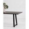 Silas Dining Table Black Ash, by Moe's Home, 76" width x 29.5" height x 36" depth thumbnail 6