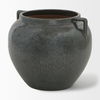 Kora Short Dark Metallic Double Ear Vase thumbnail 0