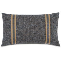 Online Designer Combined Living/Dining Arthur Rosenthal Dusk with Vertical Trims Lumbar Pillow Cover & Insert