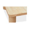 Oregon Square Coffee Table Blonde, by Moe's Home, 42" width x 15" height x 42" depth thumbnail 4