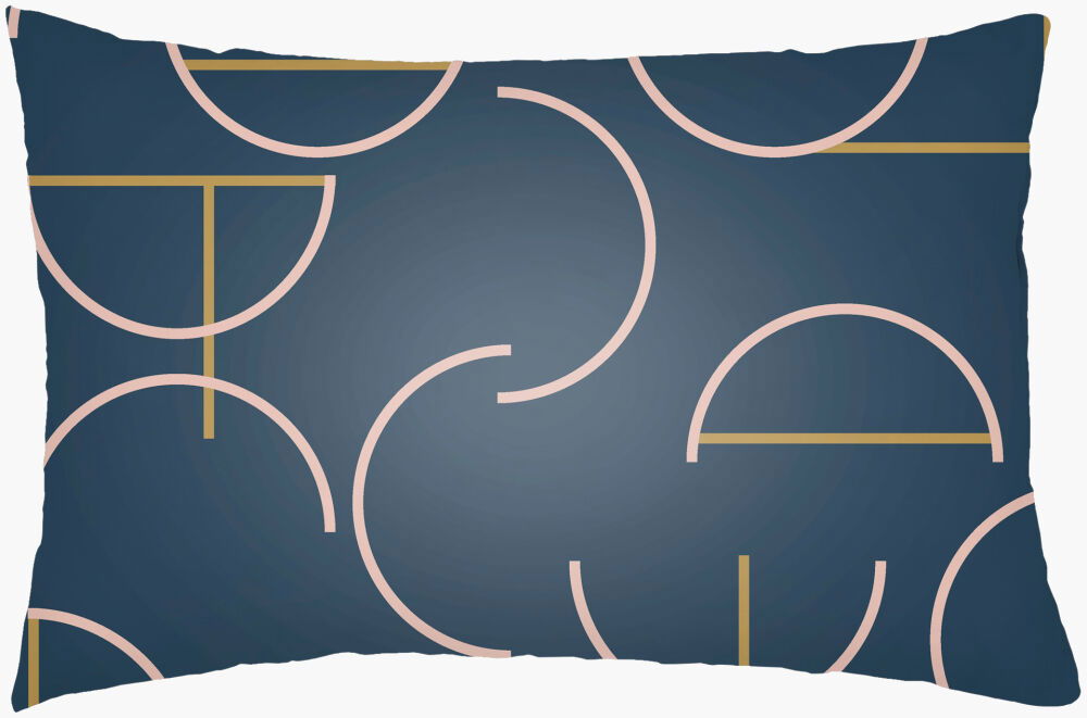 Modern Circles Lumbar Pillow large image 