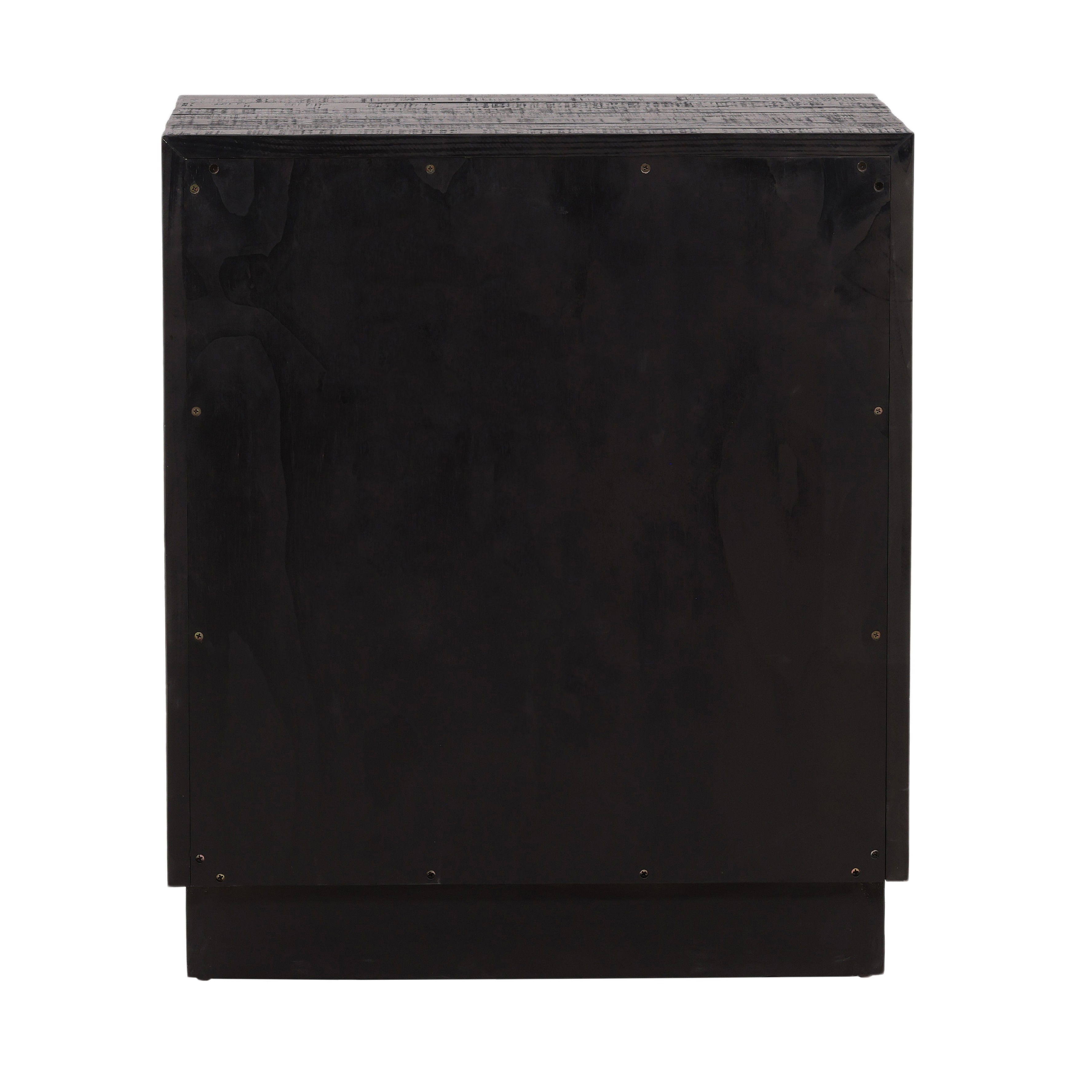 Humphreys Nightstand Black, by Dovetail, 26.1" width x 28.9" height x 18.1" depth View 4