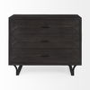 Giselle I 40L x 16W Dark Brown Fir Veneer 3 Drawer Accent Cabinet thumbnail 2