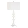 Mayme White Table Lamp, by Uttermost, 17" width x 37.5" height x 10" depth thumbnail 4
