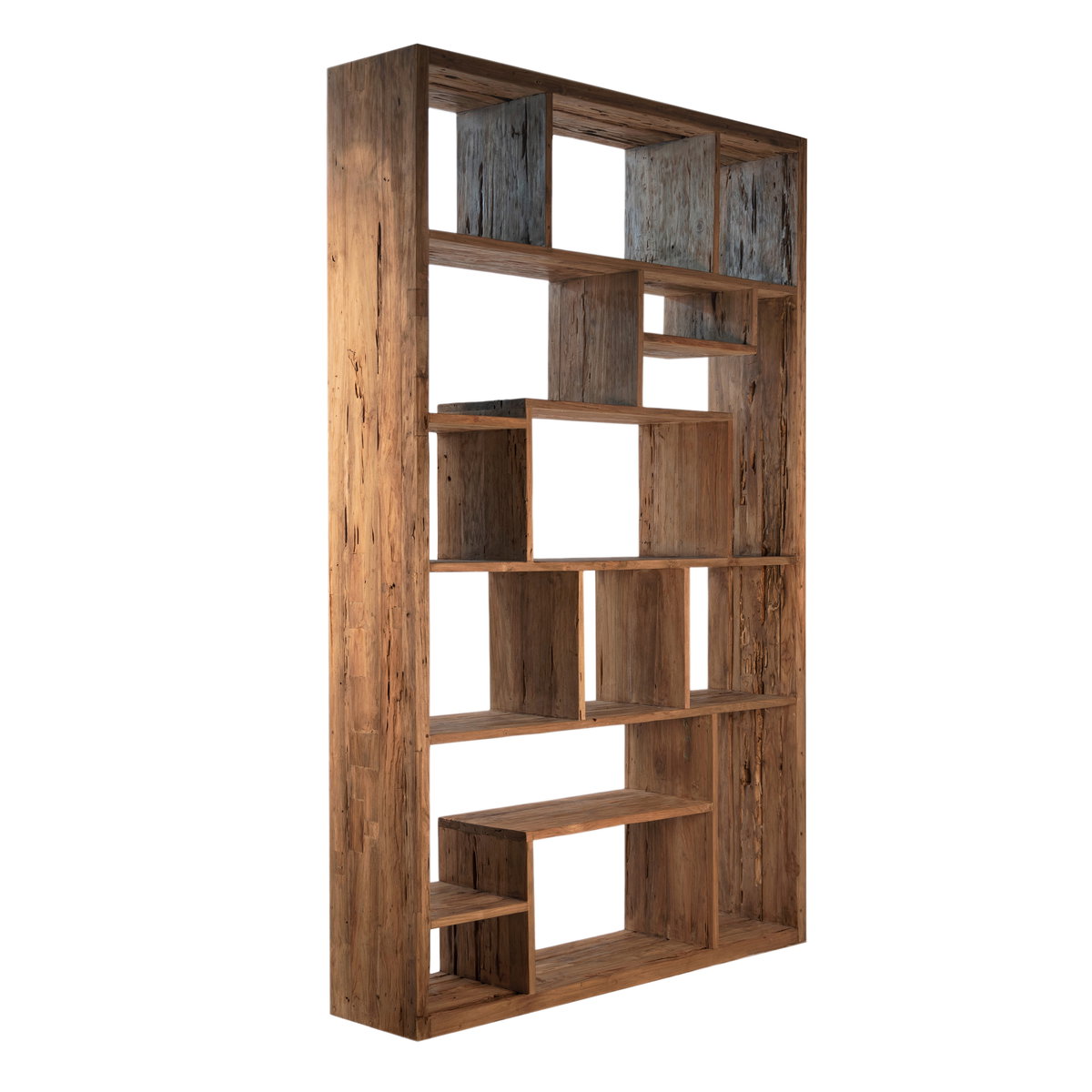Mariz Bookcase, Shelving & Bookcase by Dovetail, 55" width x 87" height x 13" depth View 3