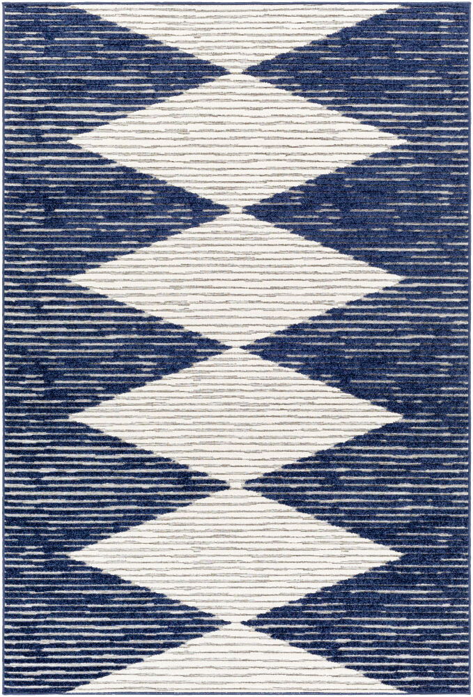Greenwich Machine Woven Rug, by Surya, 7'2.61" length x 5'1.42" width