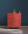 Fretwork Blue Wallpaper thumbnail 1