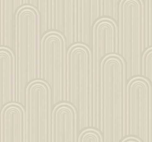 Speakeasy White Metallic Wallpaper