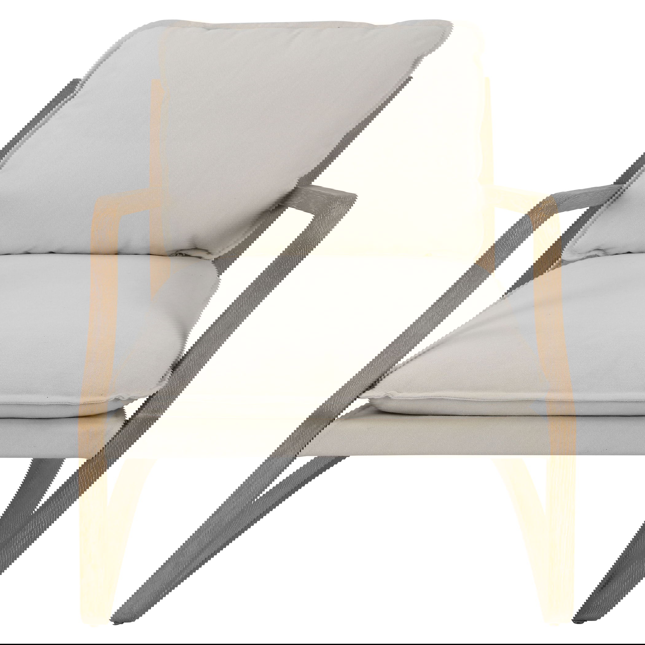 Melora Solid Oak Accent Chair large image 