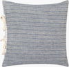 Linen Stripe Ties Accent Pillow thumbnail 0