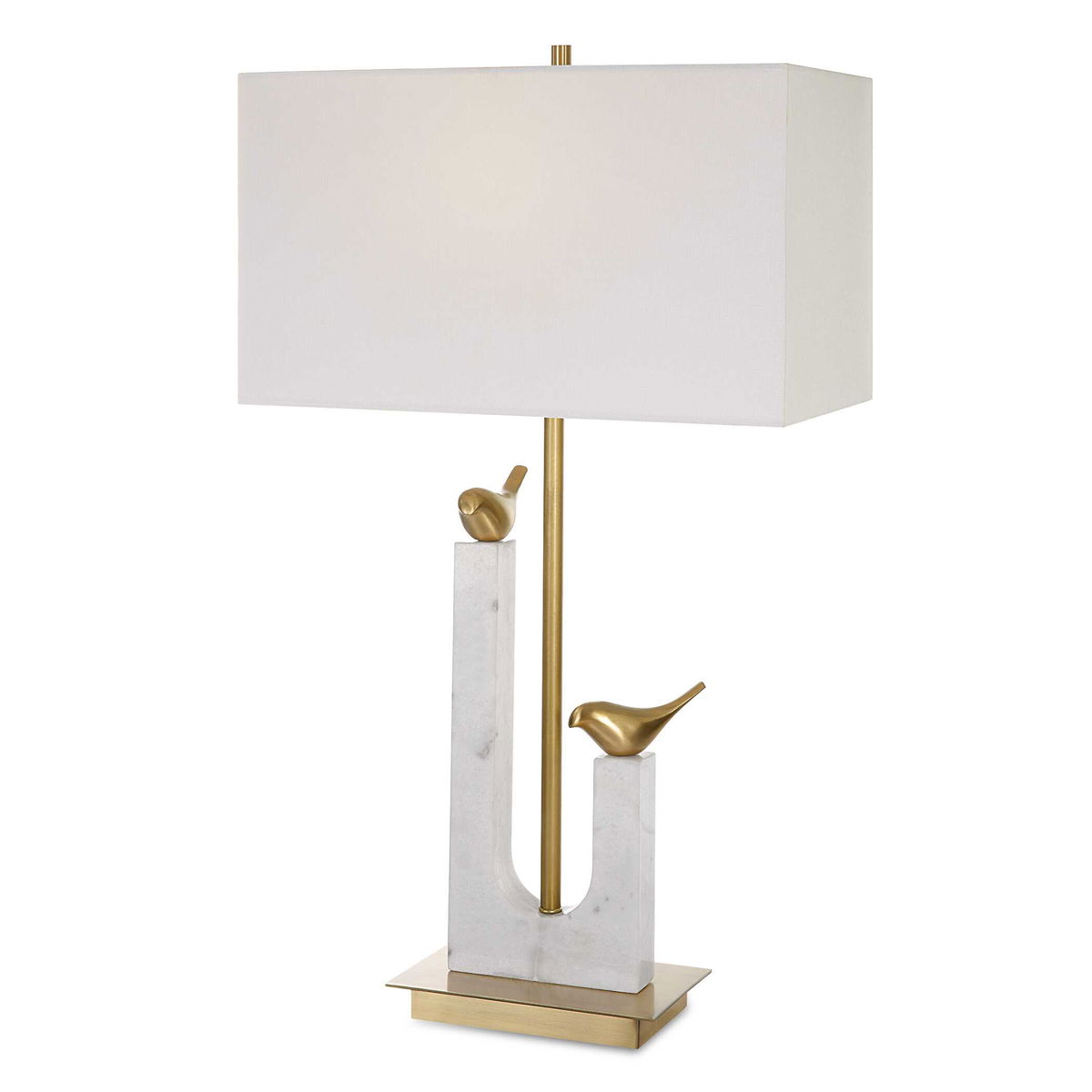 Songbirds Table Lamp, by Uttermost, 17" width x 30" height x 10" depth View 1