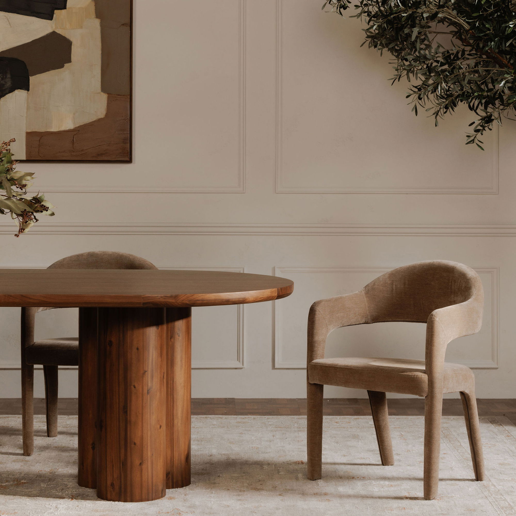 Martens Dining Chair Camel large image 
