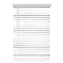 Online Designer Other 2 inch Room Darkening, Cordless Faux Wood Holizontal/Venetian Textured Finished Blind