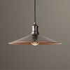 Barnstead 1 Light Copper Pendant, Ceiling Light by Uttermost, 14" width x 6" height x 14" diameter x 14" depth thumbnail 2