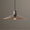 Barnstead 1 Light Copper Pendant, by Uttermost, 14" width x 6" height x 14" diameter x 14" depth thumbnail 2