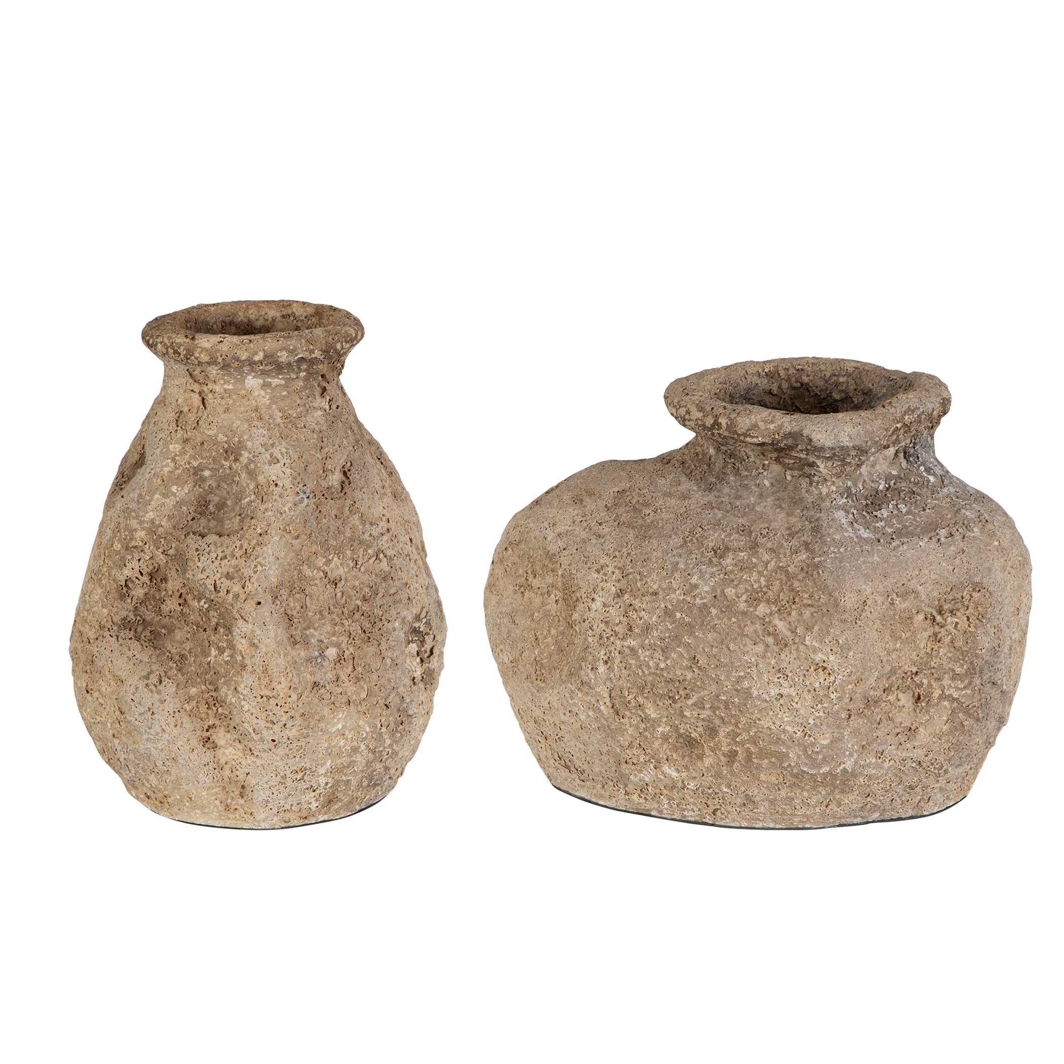 Ancient Echos Vases Set/2, Decorative by Uttermost, 8" width x 11.5" height x 8" depth View 7