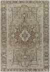 Antique One of a Kind Handmade Rug, by Surya, 9'11" length x 7' width thumbnail