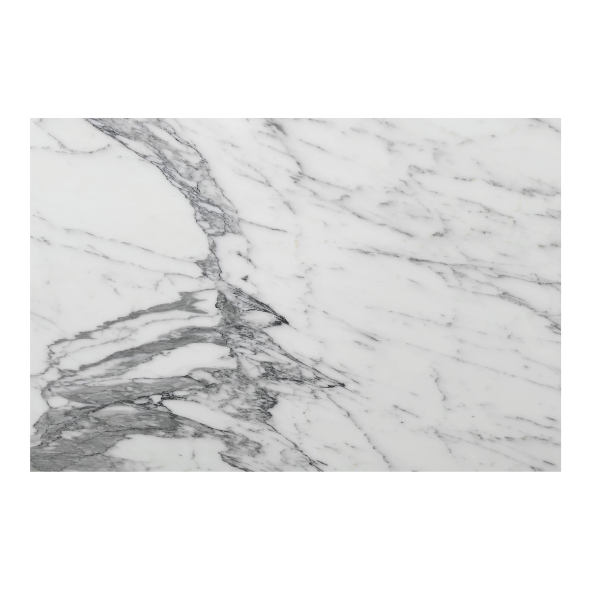 Dash Accent Table White Calacatta Marble, Side & End Table by Moe's Home, 24" width x 22" height x 24" depth View 9