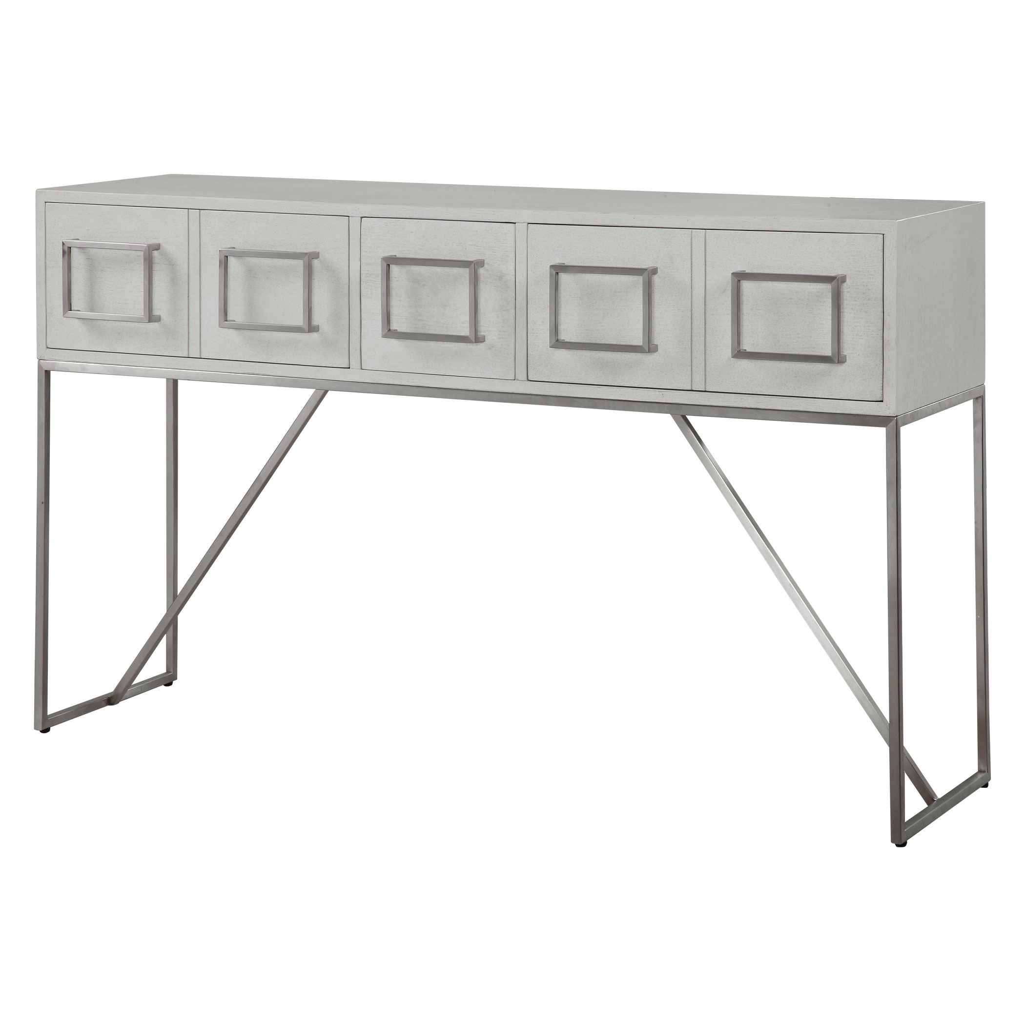 Abaya White Console Table large image 