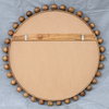 Cyra Wood Beaded Round Mirror, by Uttermost, 3'8" width x 3'8" height x 2.5" depth thumbnail 10