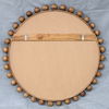Cyra Wood Beaded Round Mirror thumbnail 8