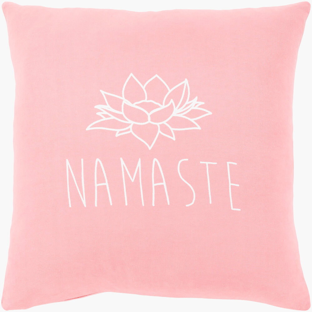 Motto Accent Pillow Down, Decorative Pillow by Surya, 22" length x 22" width