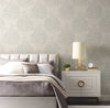 Tender Cream & Silver Wallpaper, by York Wall, 27' length x 2'3" width x 0.02" depth thumbnail 3