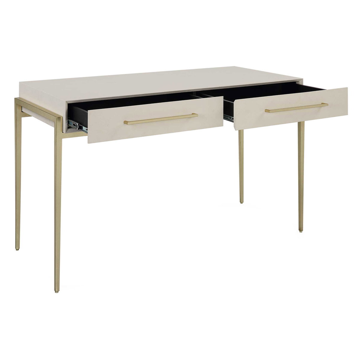 Jewel Modern White Desk, by Uttermost, 48" width x 30" height x 22" depth View 9