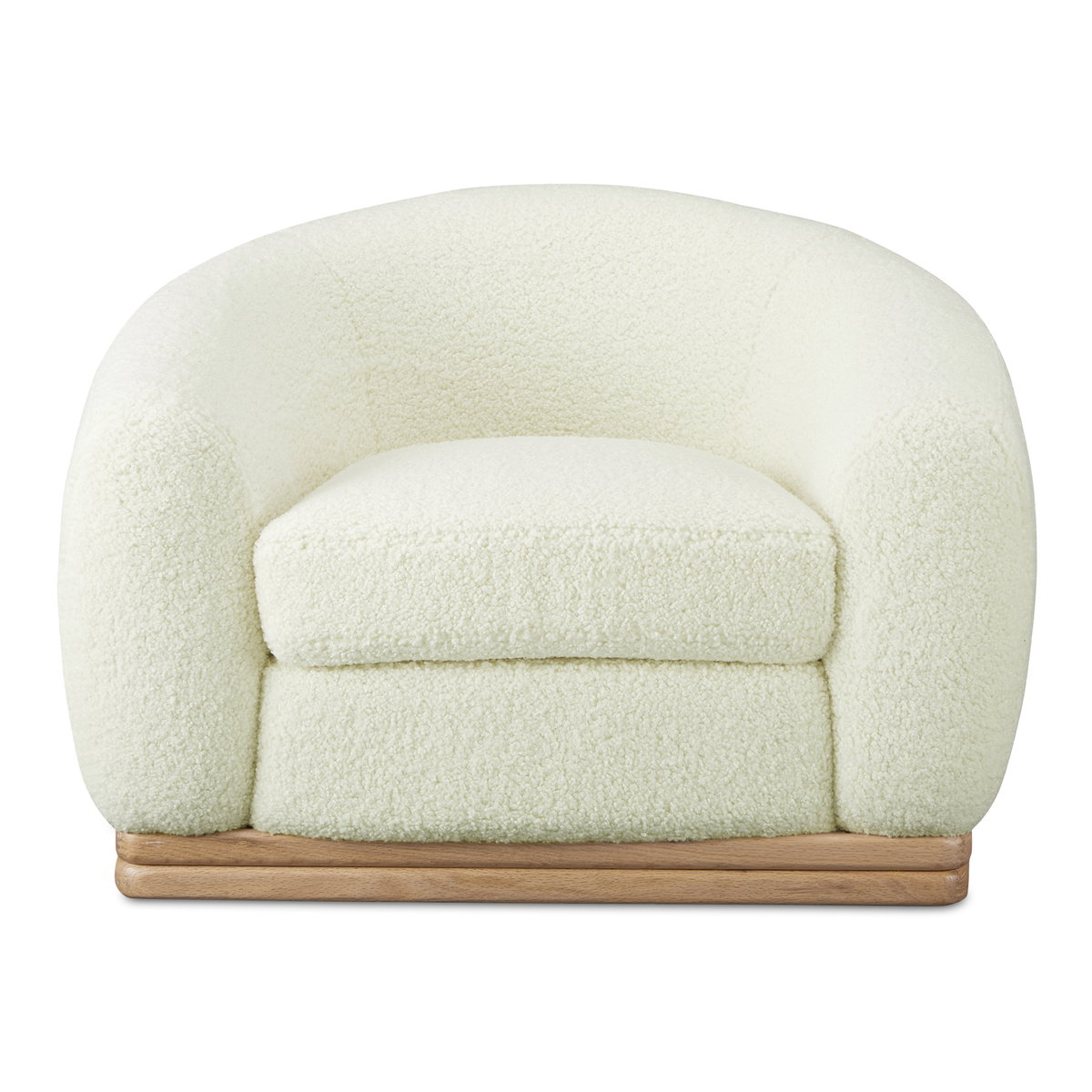 Marlowe Lounge Chair Cream, Accent Chair by Moe's Home, 43.25" width x 30" height x 37" depth View 1
