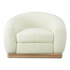 Marlowe Lounge Chair Cream, Accent Chair by Moe's Home, 43.25" width x 30" height x 37" depth thumbnail 1